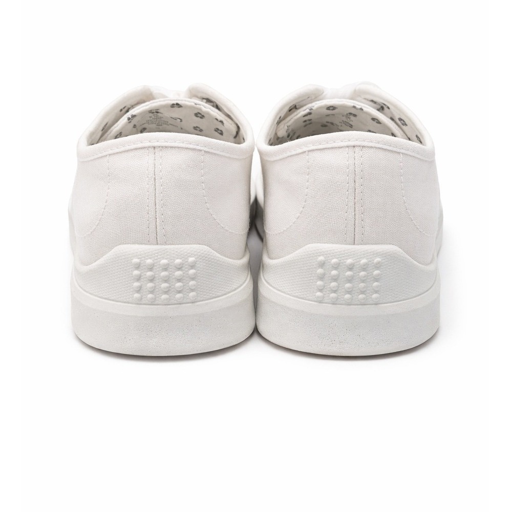 Tommy Bahama Womens White Canvas Hibiscus Sneakers Memory Foam Shoes Size 9.5 - Picture 4 of 5